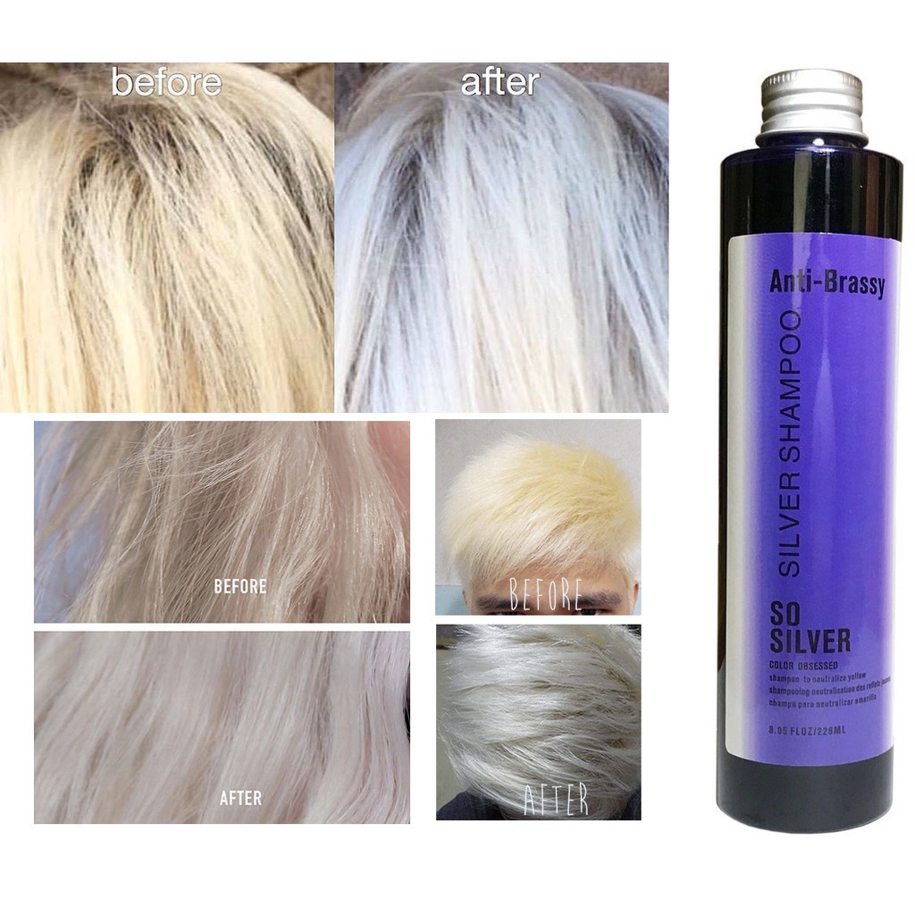 Anti Brassy Silver Purple Shampoo 228ml Shopee Singapore
