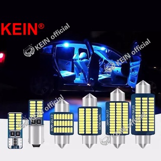 KEIN 1PC High Quality T10 Led W5W BA9S T4W Festoon 28mm 31mm 36mm 39mm 41mm  LED 3014 Car Light 194 168 501 C5W C10W C3W Interior Panel Light Reading Interior Dome Lamp Bulb License Plate Interior Lights Components Lighting Auto DC12V Warm White