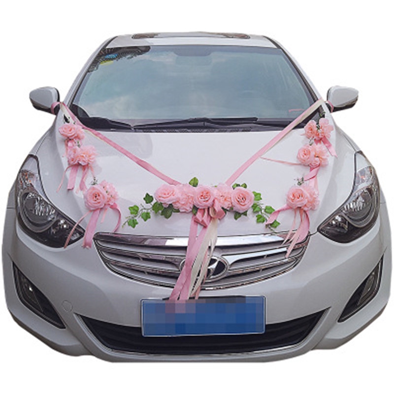 Wedding Car Artificial Flower Decoration Flower Simulated Artificial Flower Cars Shopee Singapore