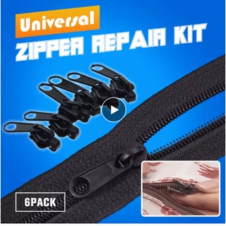 Zipper 12PCS/Set Instant Universal Instant Fix Zipper Repair Kit Replacement Zip Slider Teeth Rescue New Design Zipper