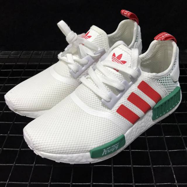 white red adidas shoes