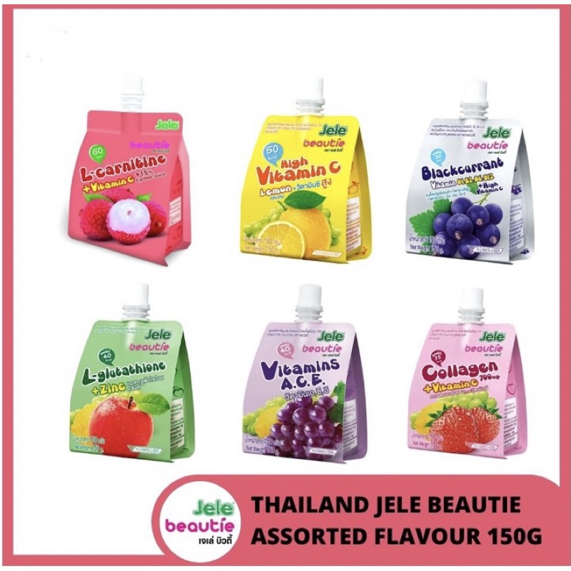 [150g/140g x 1 pack] Halal Konjac Thailand Jele beautie drink 💯Halal