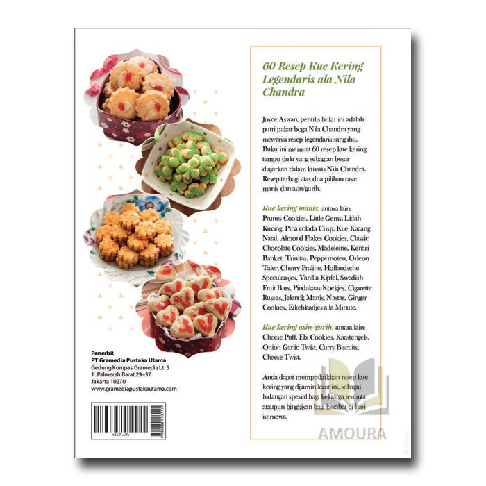Recipe Book 60 Legendary Cookie Recipes In Nila Chandra Style Shopee Singapore