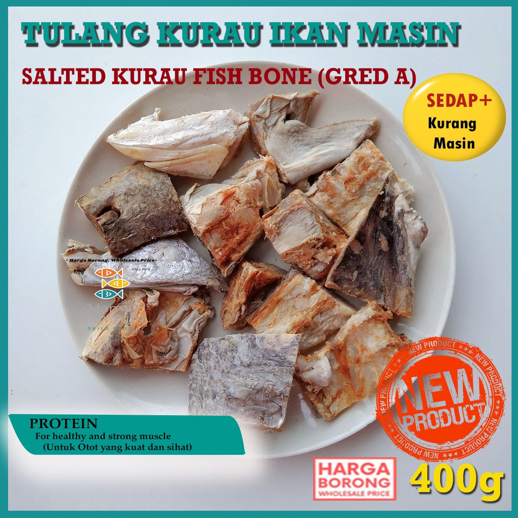 Shop Malaysia New Product Raya Tulang Ikan Kurau Masin Kurau Salted Fish Bone Al Ihsan Mart Mama Yum Yum 400g Shopee Singapore