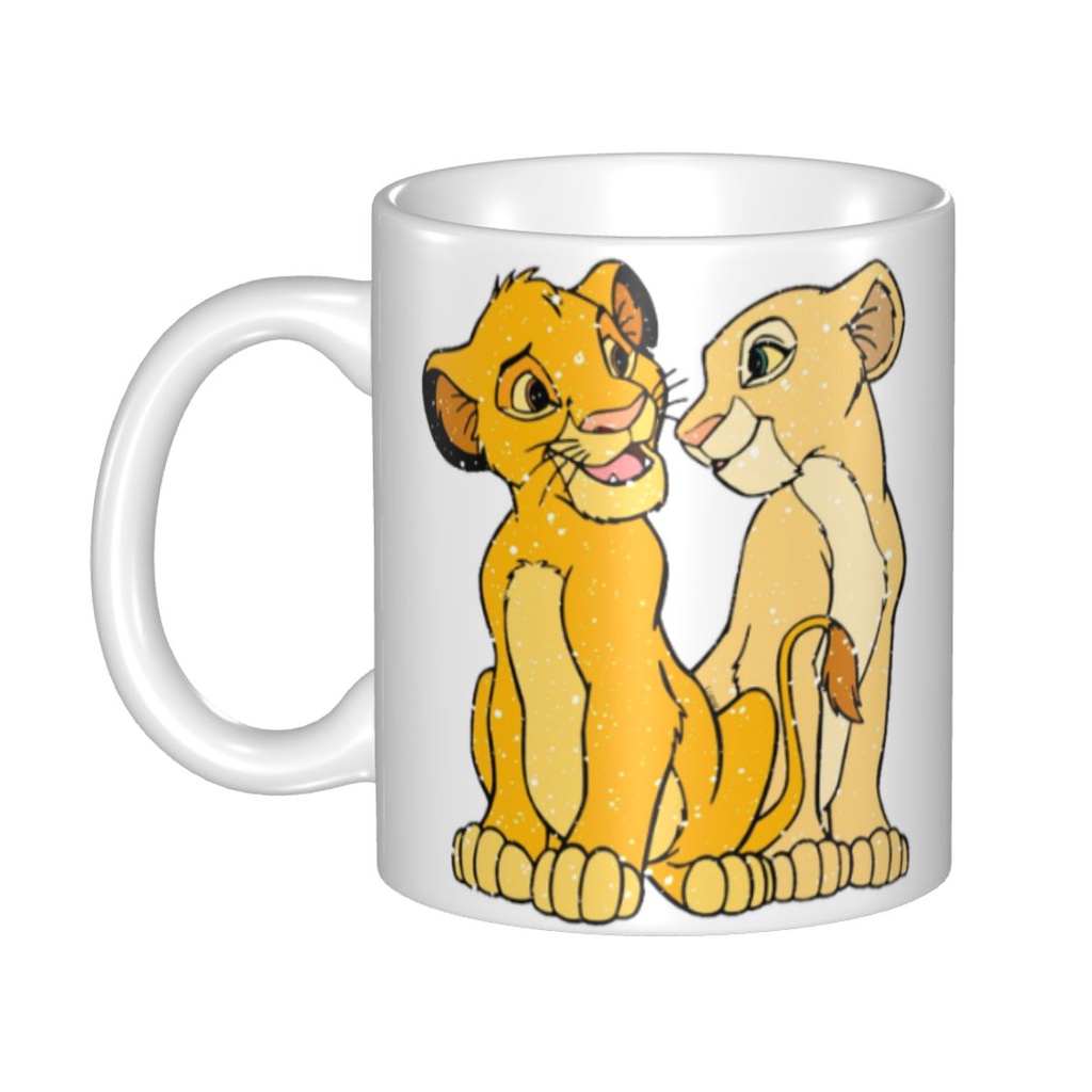 Personalized Funny Cartoon Movie Lion King Simba Coffee Mugs DIY Ceramic  Tea Milk Cup Outdoor Work Camping Cups And Mugs | Shopee Singapore