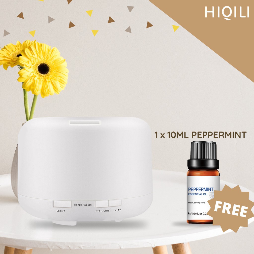 [SG Seller] 500ML Air Humidifier Aroma Diffuser Ultrasonic Diffuser