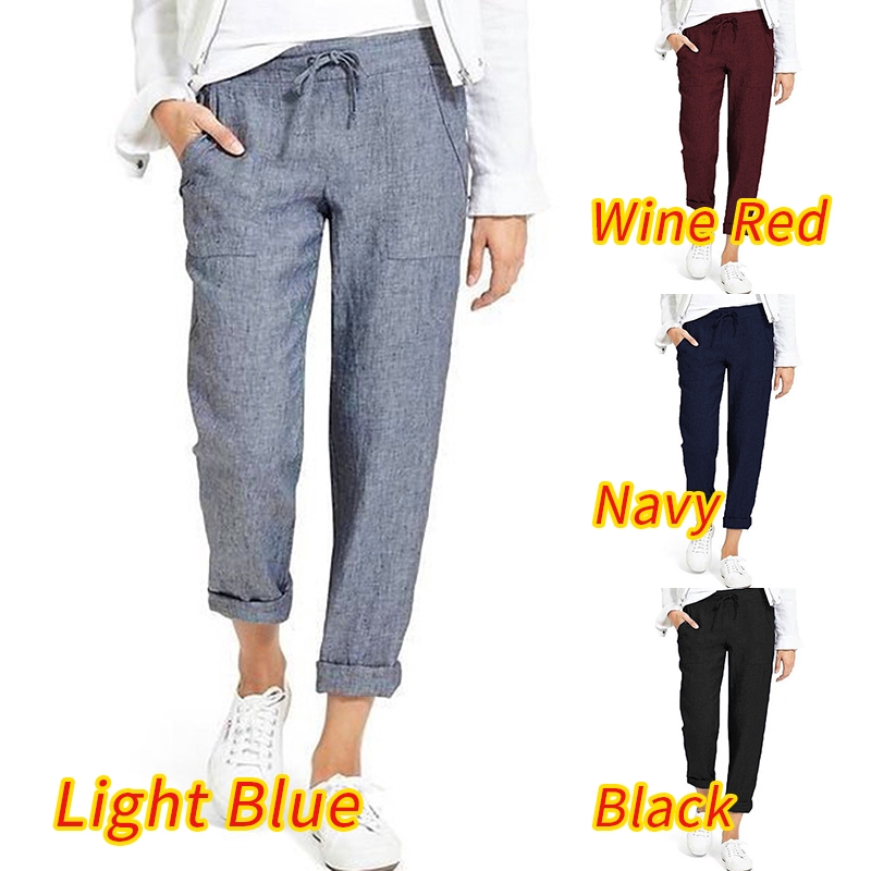 casual solid harem pants