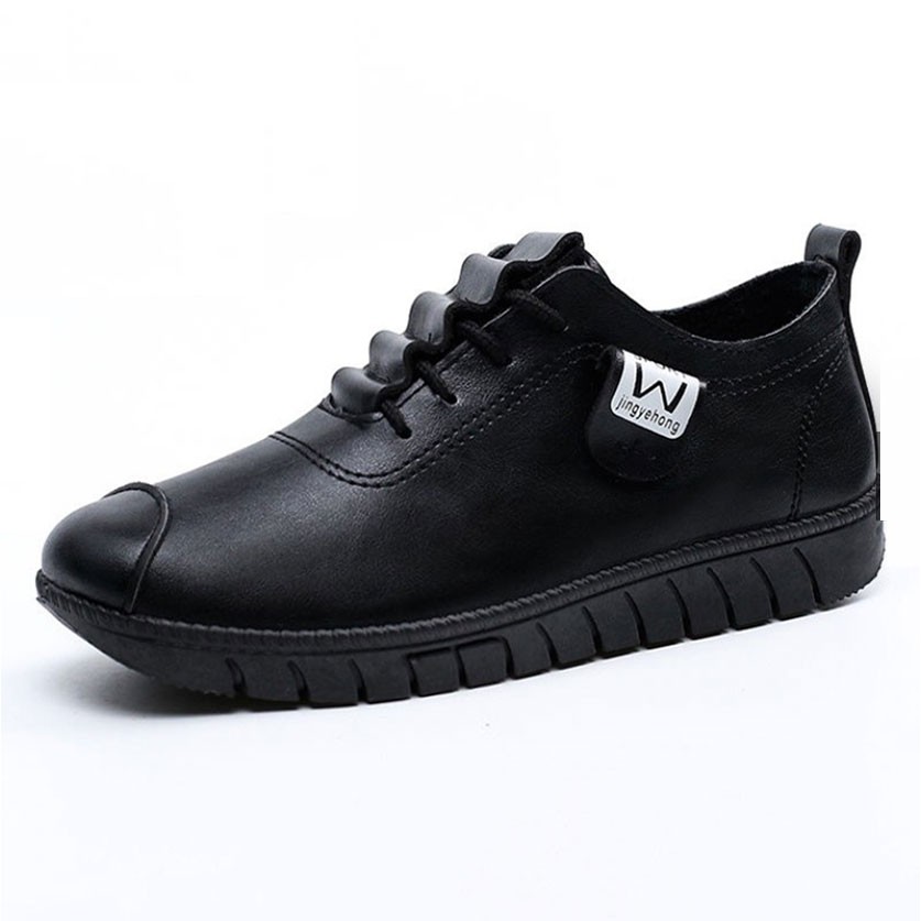 black non slip server shoes