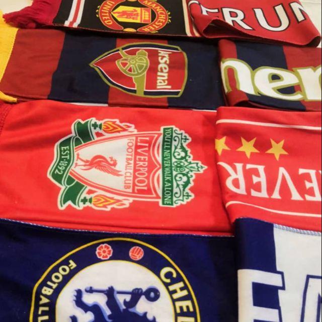 Shop Malaysia Mafla Scarf Team Arsenal Manchester United Chelsea Liverpool Mafla Bolasepak Scarf Mafla Palestine Shopee Singapore