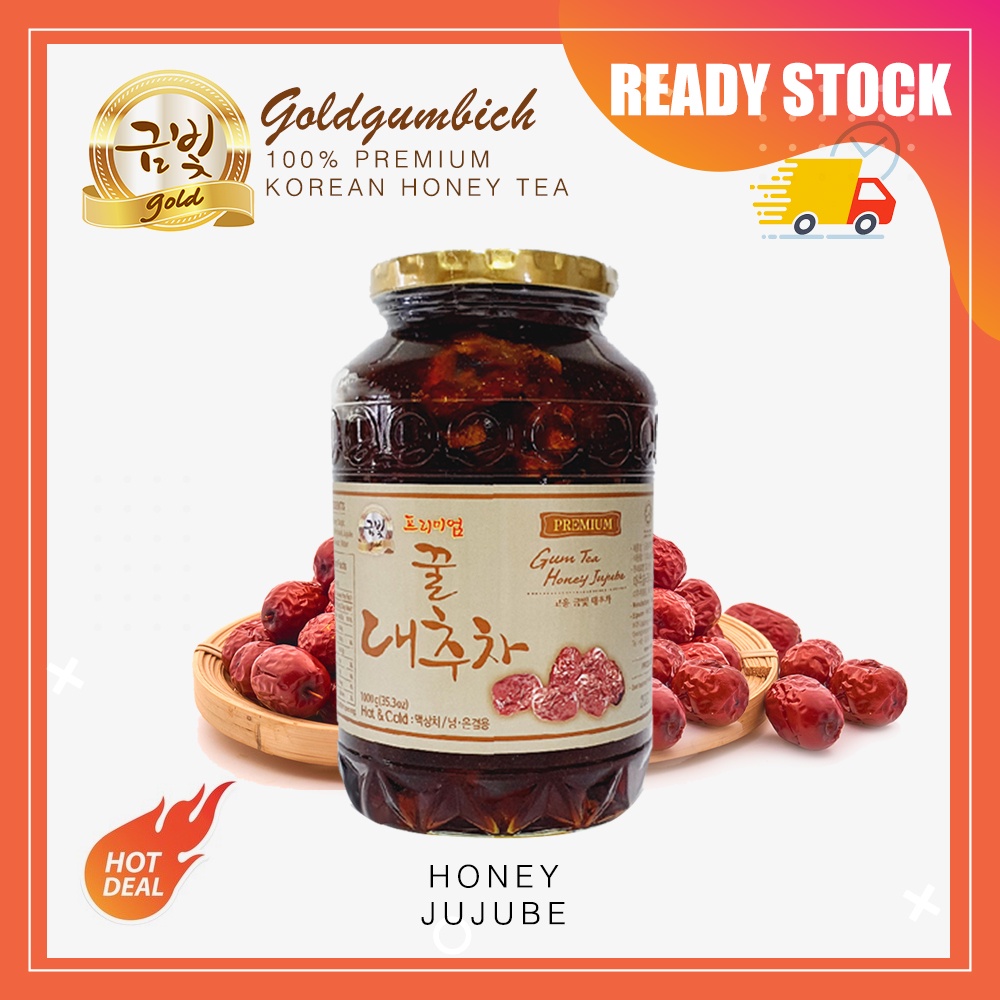 Premium Korean Honey Tea Korean Jujube Tea (1 KG) Shopee Singapore