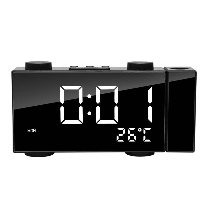 Alarm Radio Am Fm Radio Projection Clock Adjust Brightness Led