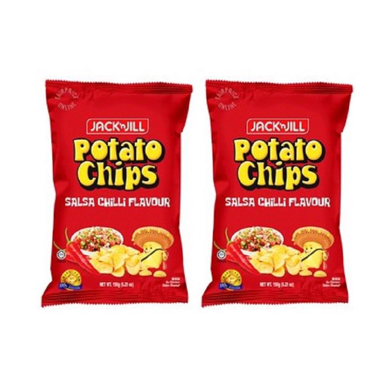 [Bundle Of 2] Jack & Jill Potato Chips 70g (Salsa) (Halal) Shopee