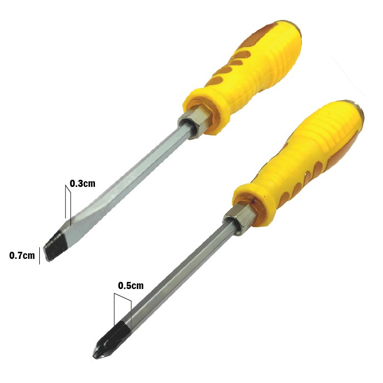 6 Pieces Screwdriver Set Hammer Heavy Duty Magnetic Tips Rubber Grip Set Pemutar Skru Shopee Singapore