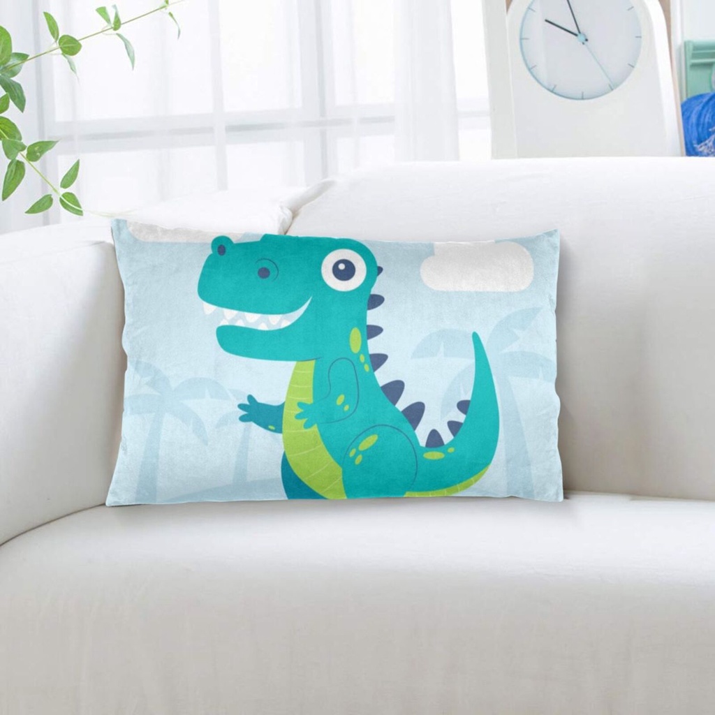 Dinosaur Pillow Cover Kids Toddler Pillowcases 20×30 for Cartoon Kids Bedding 