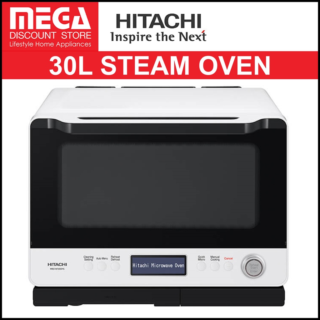 HITACHI MROW1000YS 30L STEAM MICROWAVE OVEN Shopee Singapore