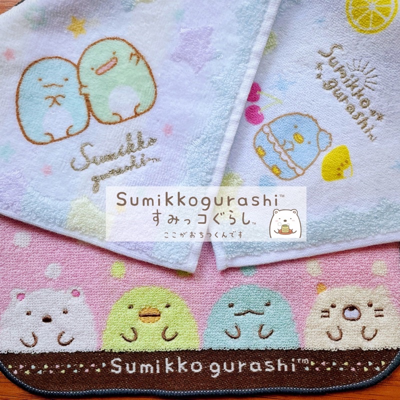 Shop Malaysia Sumikko Gurashi San X Jinbesan Handkerchief Sapu Tangan Hand Towel 角落生物 100 Cotton Shopee Singapore