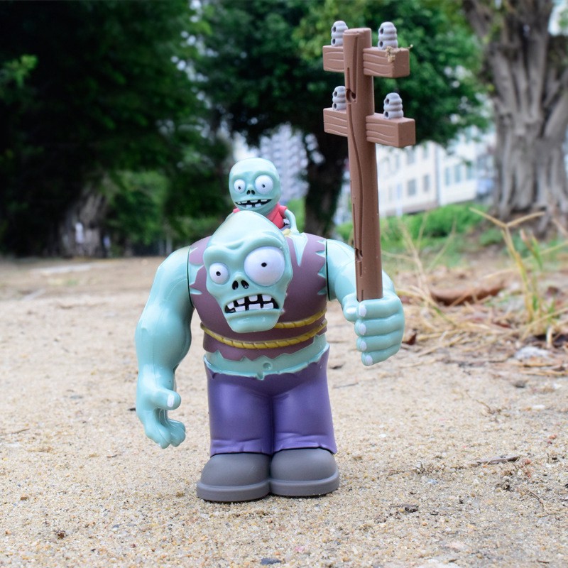 Plants Vs Zombies Pvz Big Zombie The Building Blocks Figures Diy Model Toy Shopee Singapore