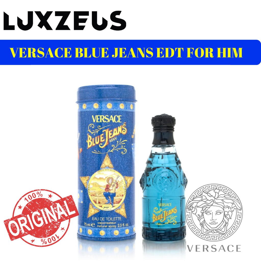 versace blue jeans