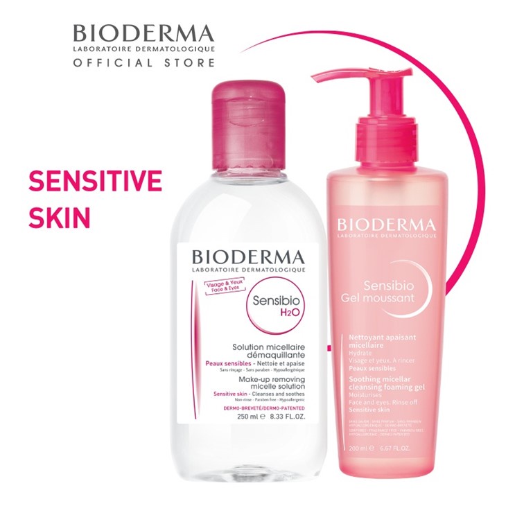 Bioderma Sensibio H2o Soothing Micellar Water 250ml Gel Moussant Gentle Soothing Micellar 8052