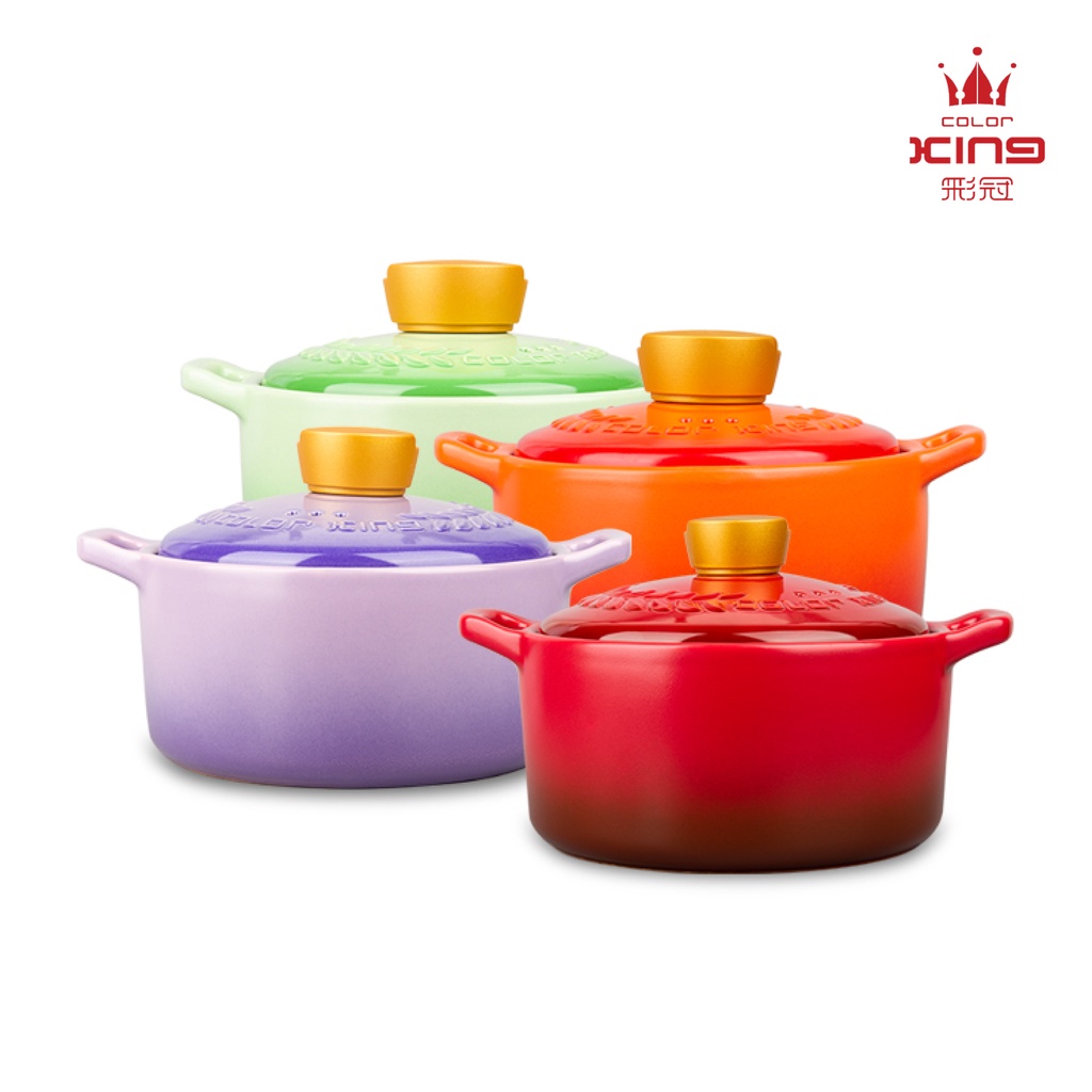 Color King Luxe Casserole Series 100 Ceramic Stock Pot Healthiest