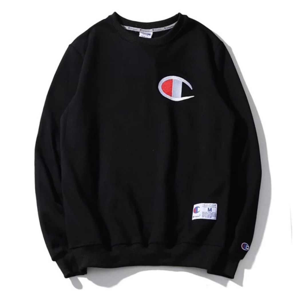 champion logo sweater