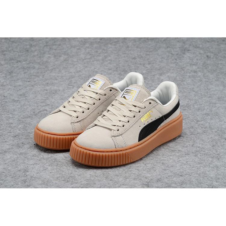 puma suede platform
