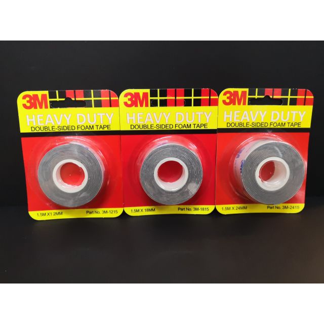 Shop Malaysia 3m Double Sided Heavy Duty Adhesive Tape 1 5m Shopee Singapore