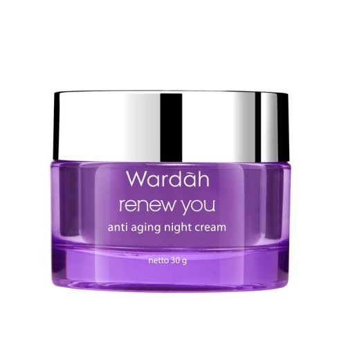 wardah renew you anti aging night cream