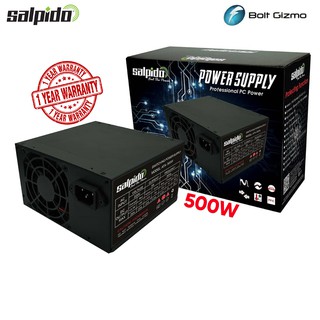 Original Salpido Professional Power Supply Atx 500W For Desktop PC PSU Supply Unit Gaming Gamer Fan Power Supply