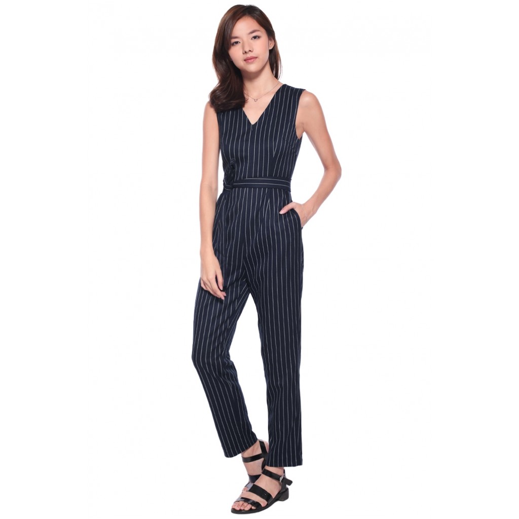 new look pinstripe jumpsuit