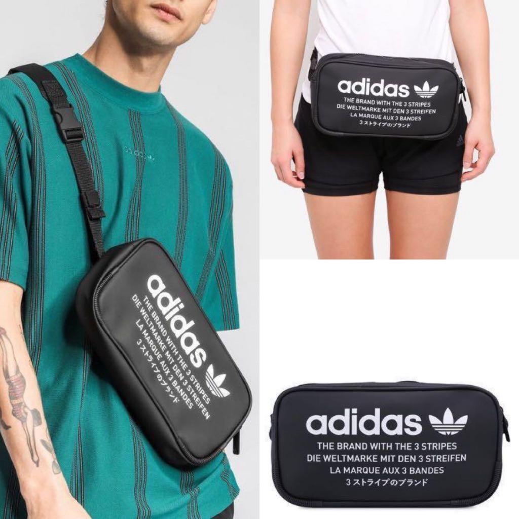 the brand with the 3 stripes bag