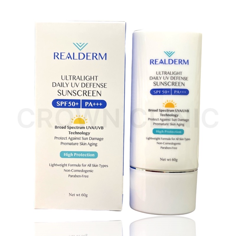 Realderm Ultralight Sunscreen Spf50pa 60g Shopee Singapore