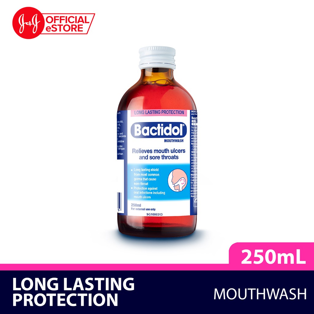Bactidol Mouthwash 250ml Shopee Singapore