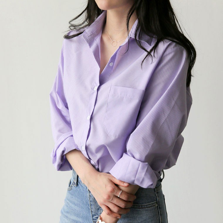 purple shirt outfit womens