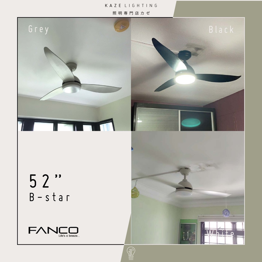 [INSTALLATION] - FANCO B-STAR 36 / 46 / 52 Inch DC Motor Ceiling Fan ...