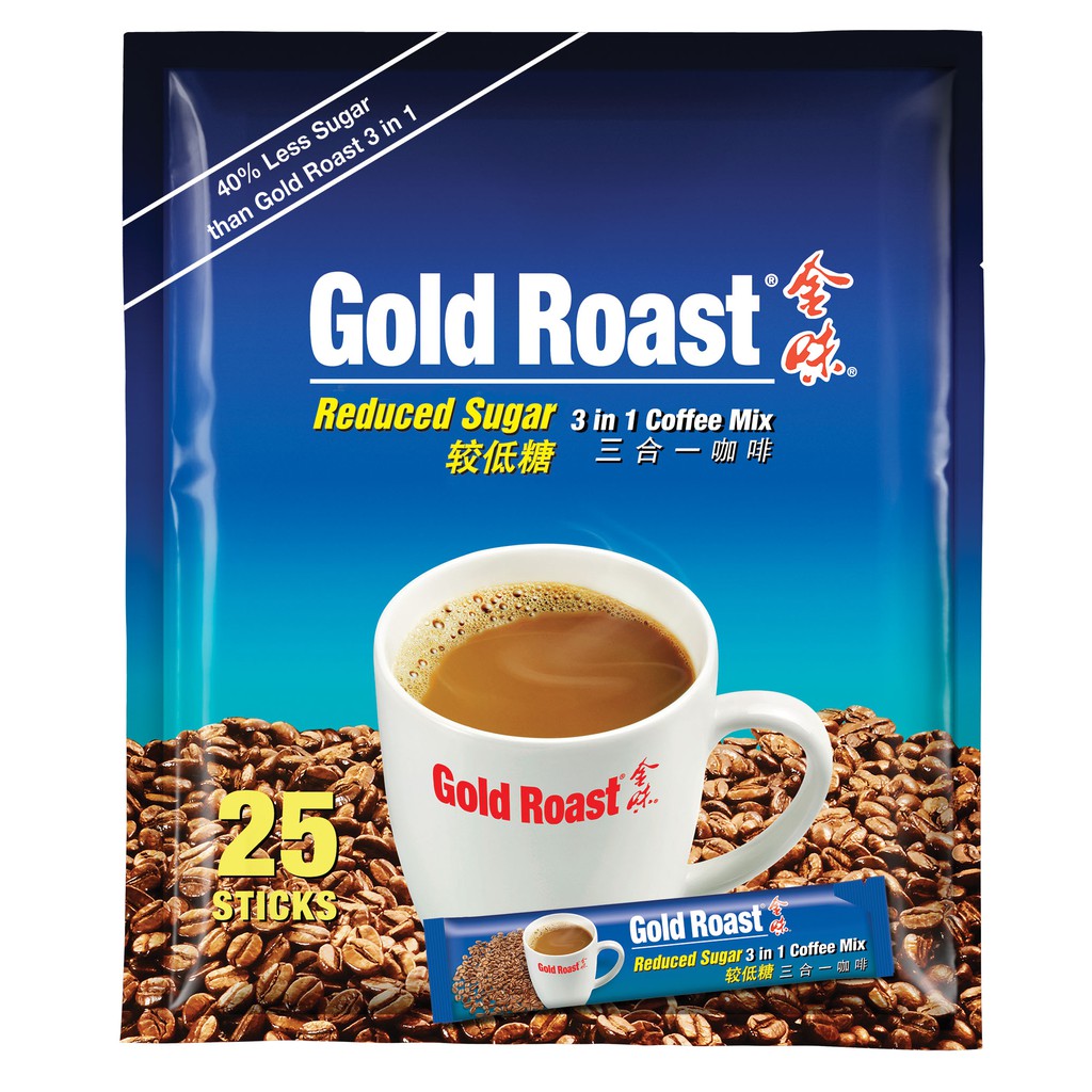 Gold Roast Reduced Sugar 3in1 Instant Coffeemix Shopee Singapore