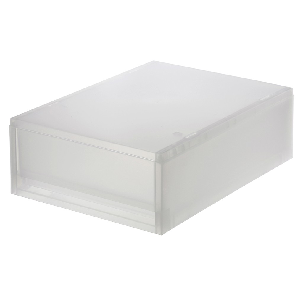 MUJI Polypropylene Storage Case Shallow 26x37x12cm | Shopee Singapore