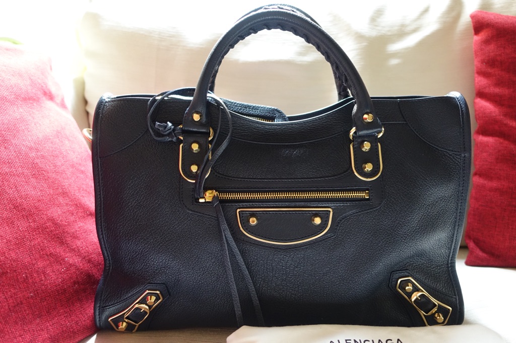 balenciaga city navy blue