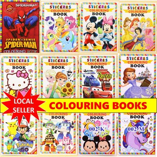[SG READY STOCK] Children Fun Colouring Book Activity Stickers Party Goodie Bag Gifts
