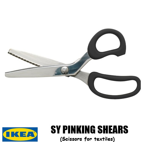 pinking scissors for fabric