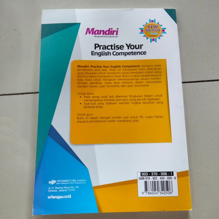 Self Adhesive Book Practise Your English Competence For Junior High School Class 8 K 2013 Shopee Singapore