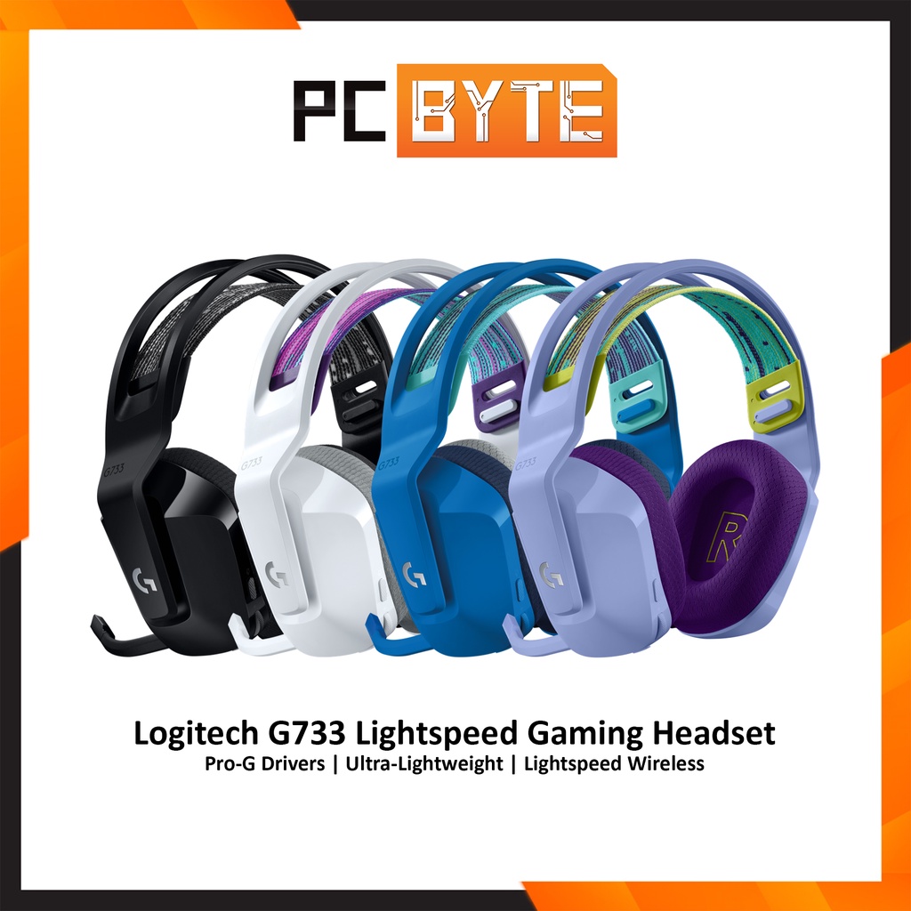 Logitech G733 Lightspeed Wireless RGB Gaming Headset (ProG Drivers