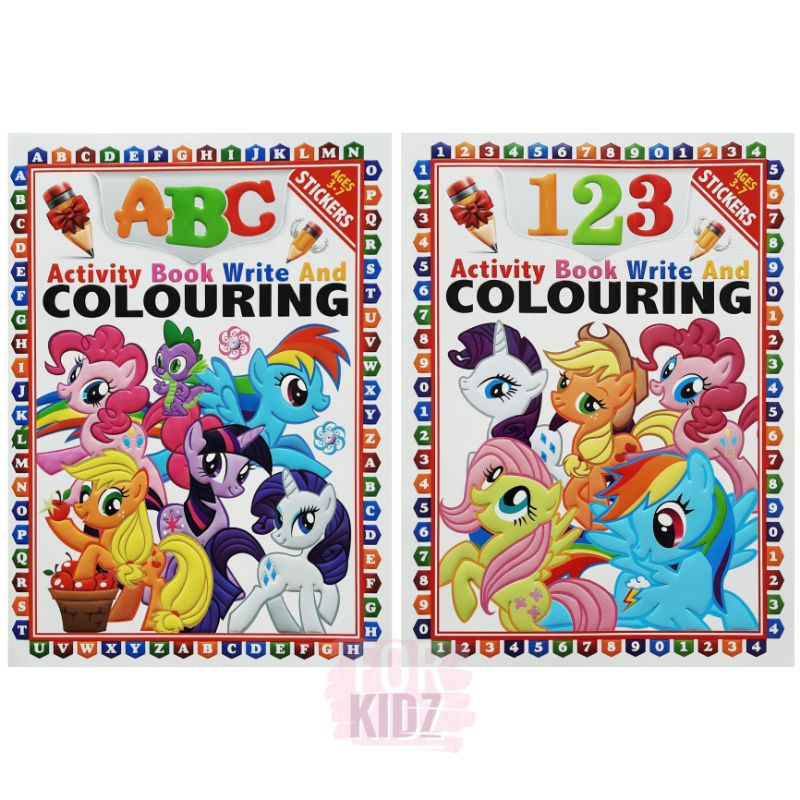 My Little Pony Activities And Coloring Books Activity Book And Coloring Shopee Singapore