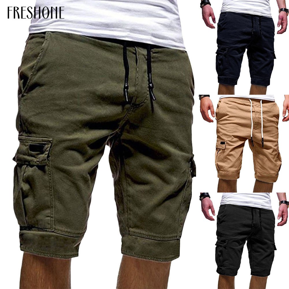 jogger cargo shorts mens