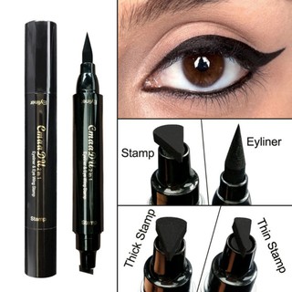 Image of Eyes Makeup Double Head Black Quick Dry Stamps Eyeliner