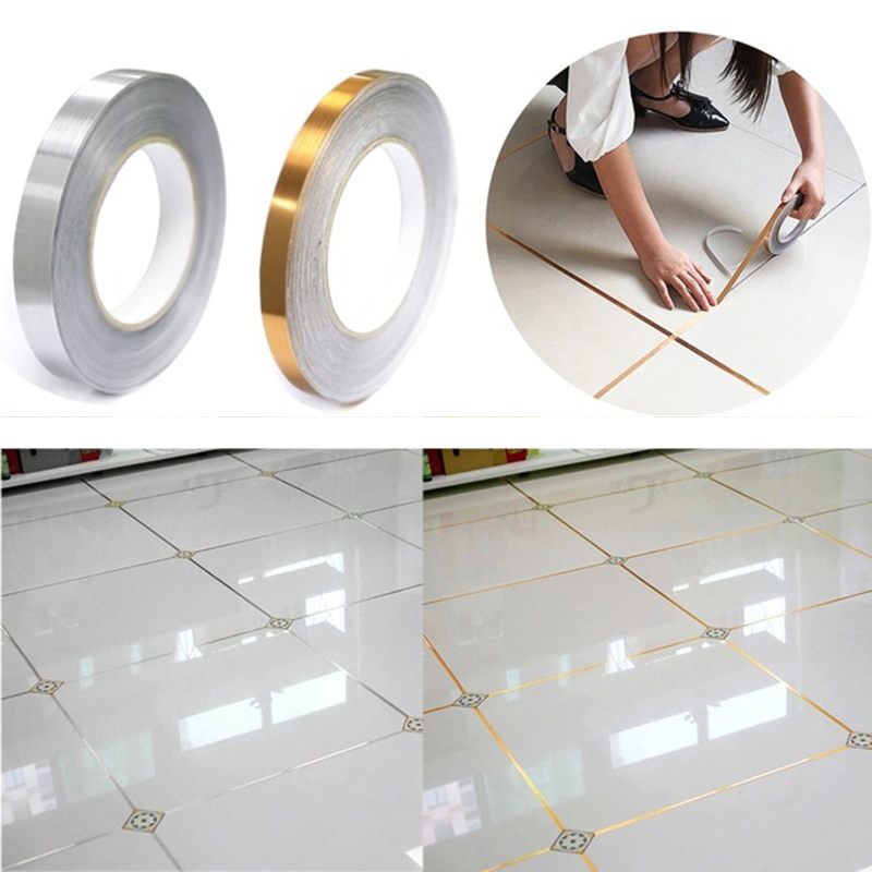 50 M/ Roll Ceramic Tile Mildewproof Gap Tape/ DIY Selfadhesive Waterproof Sealing Tile Gap