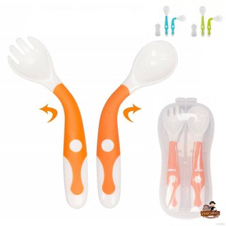 plastic baby spoon with loop handle