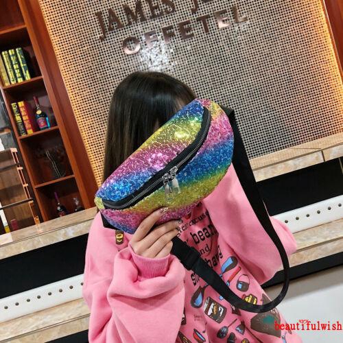 Women Shoulder Bag Sequins Purse Wallet Crossbody Handbags Messenger Clutch Bags