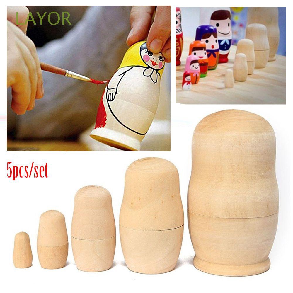 plain nesting dolls