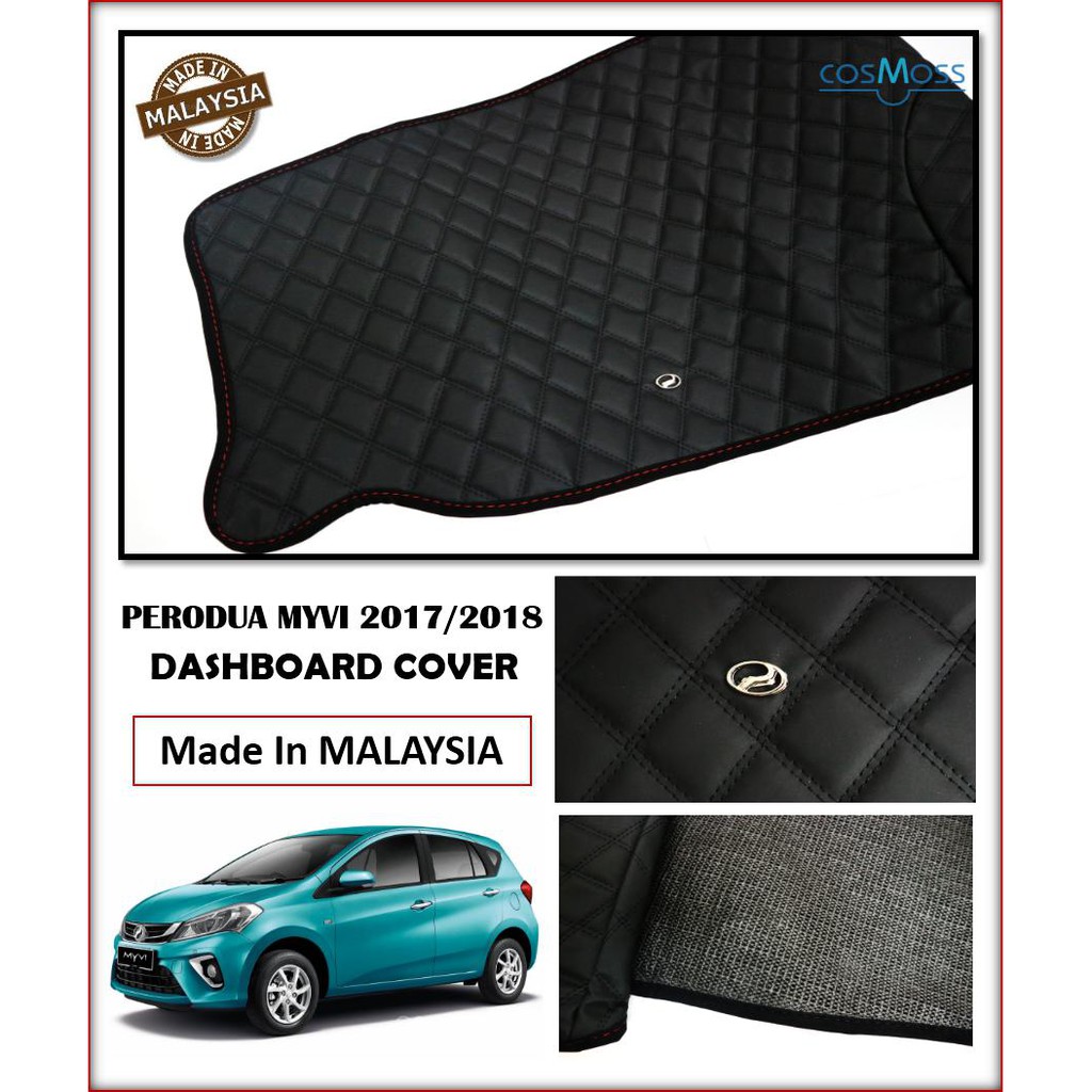 Shop Malaysia Peroduo Myvi 2017 2018 2019 2020 Smart Tag Hole Dashboard Cover Black Made In Malaysia Shopee Singapore
